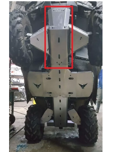 PEÇA FRONTAL SKID PLATE OUTLANDER 1000 ATÉ 2018
