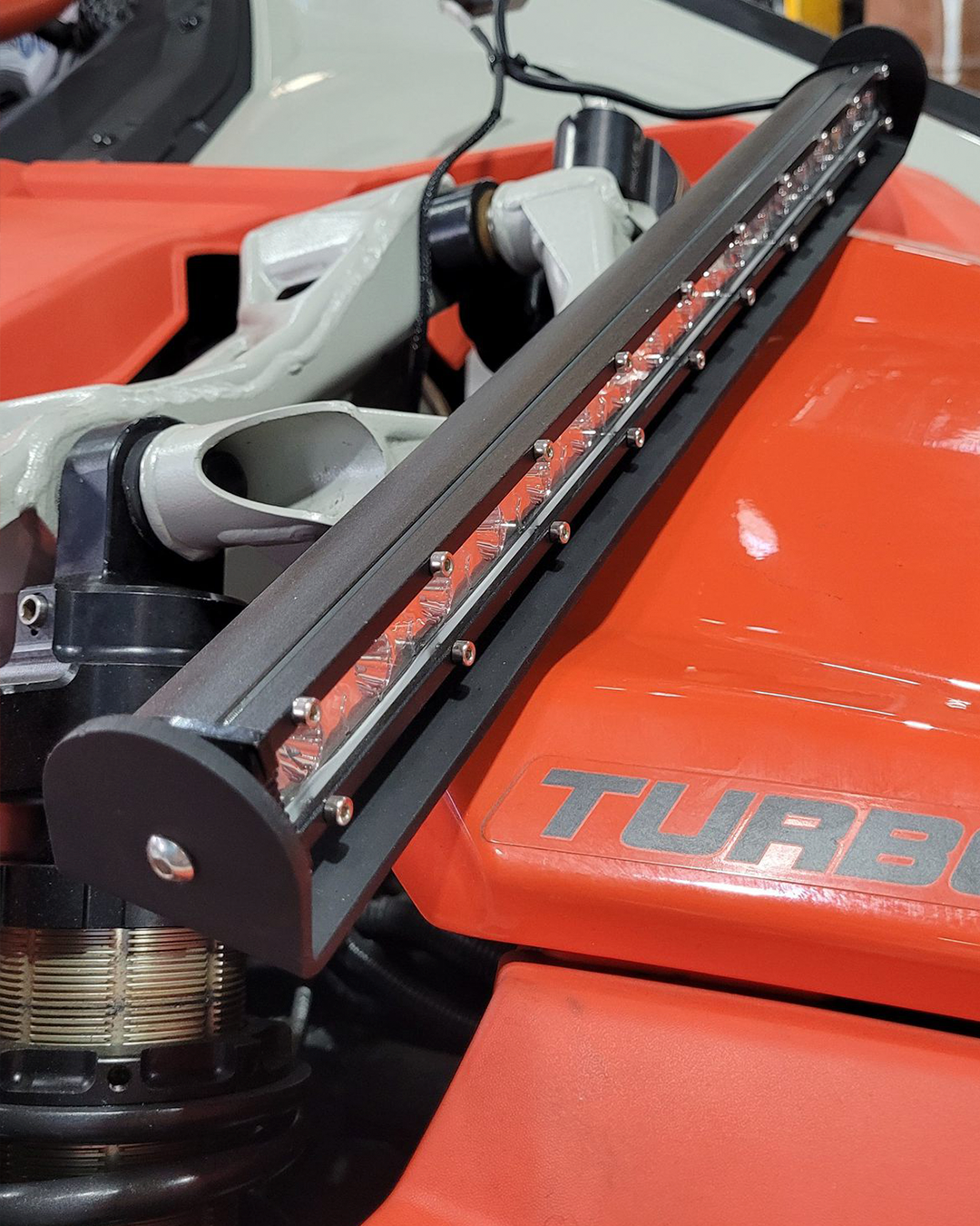SUPORTE BARRA DE LED 340MM SUSPENSÃO DIANTEIRA MAVERICK X3