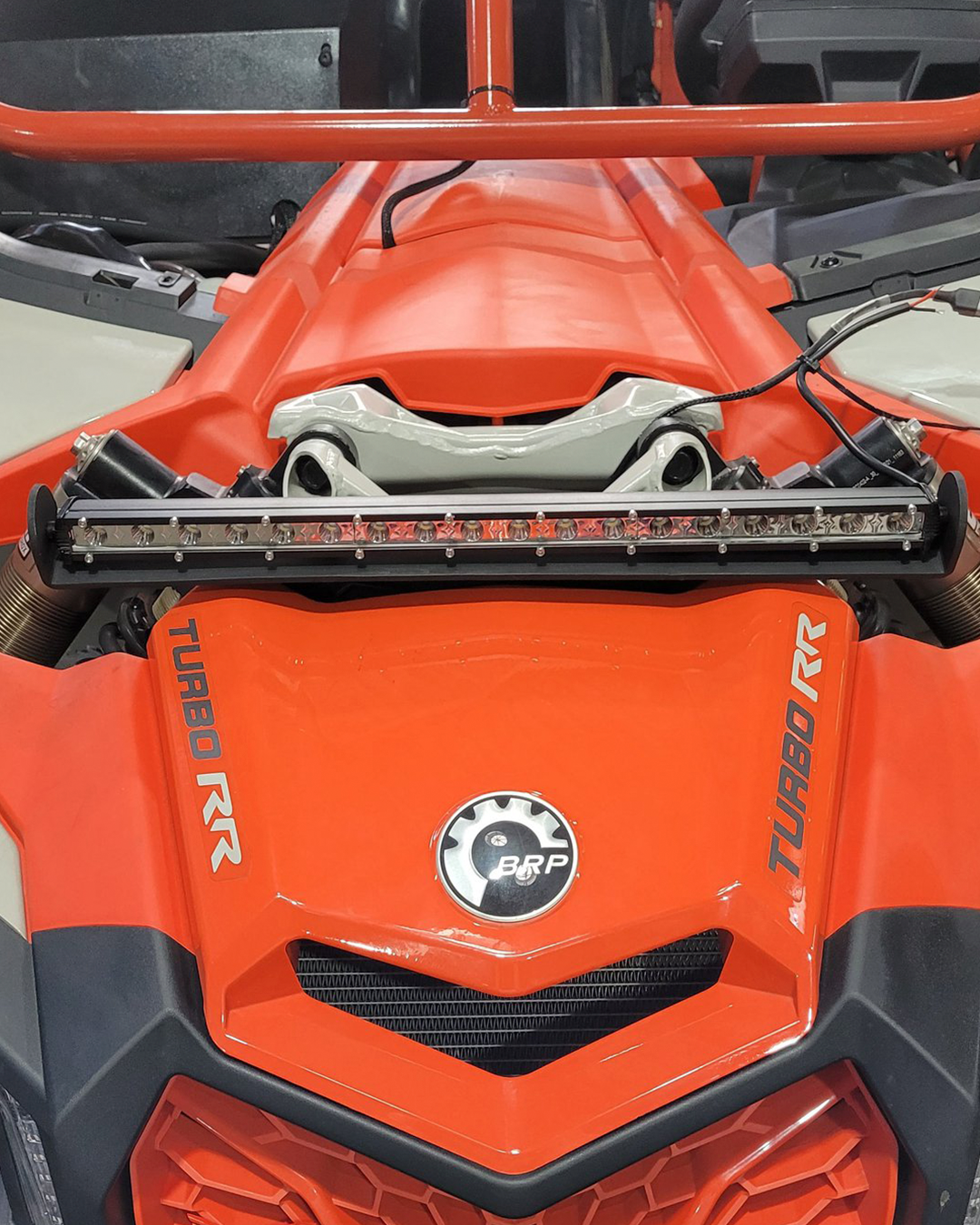 SUPORTE BARRA DE LED 340MM SUSPENSÃO DIANTEIRA MAVERICK X3