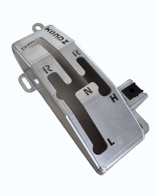 KIT SHIFT PLATE RACING EM ALUMÍNIO POLIDO C/ MANOPLA DE CÂMBIO MAVERICK X3