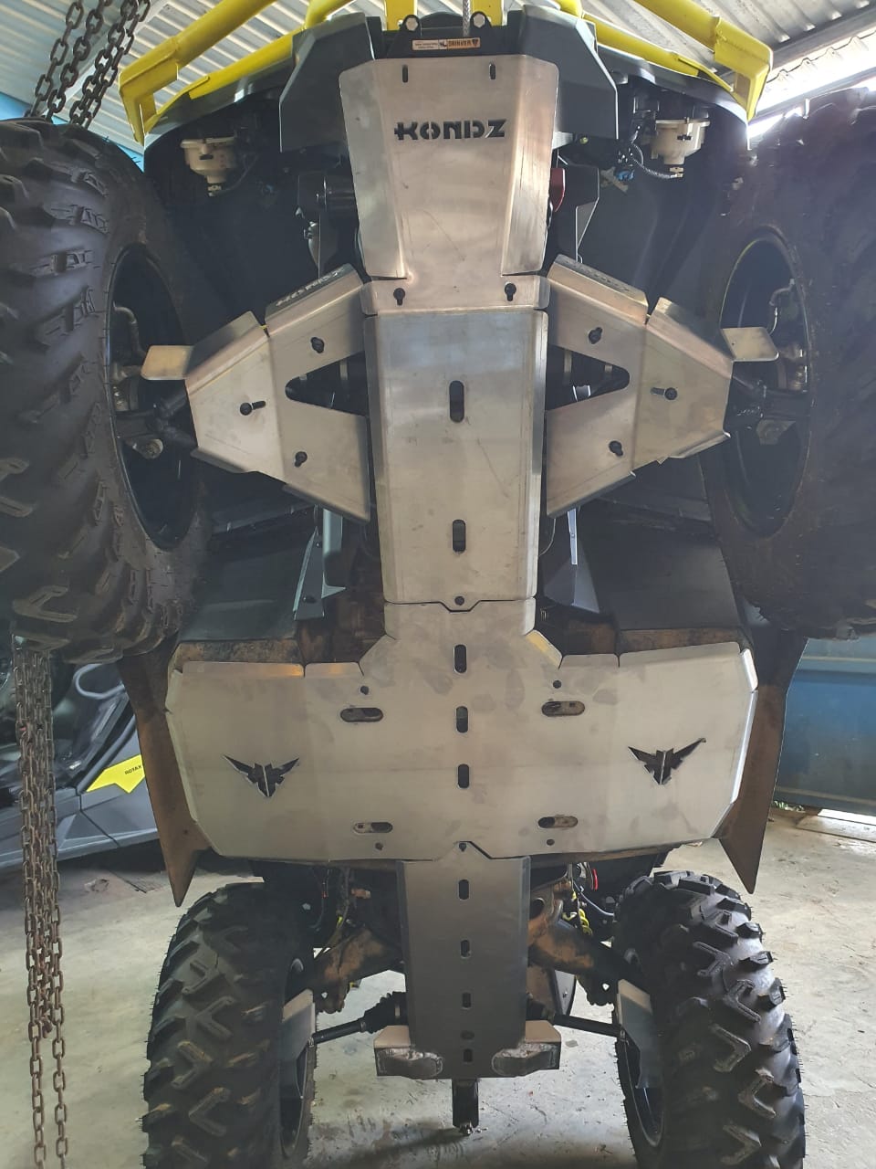 KIT SKID PLATE OUTLANDER 800/1000 COMPLETO 2019 EM DIANTE