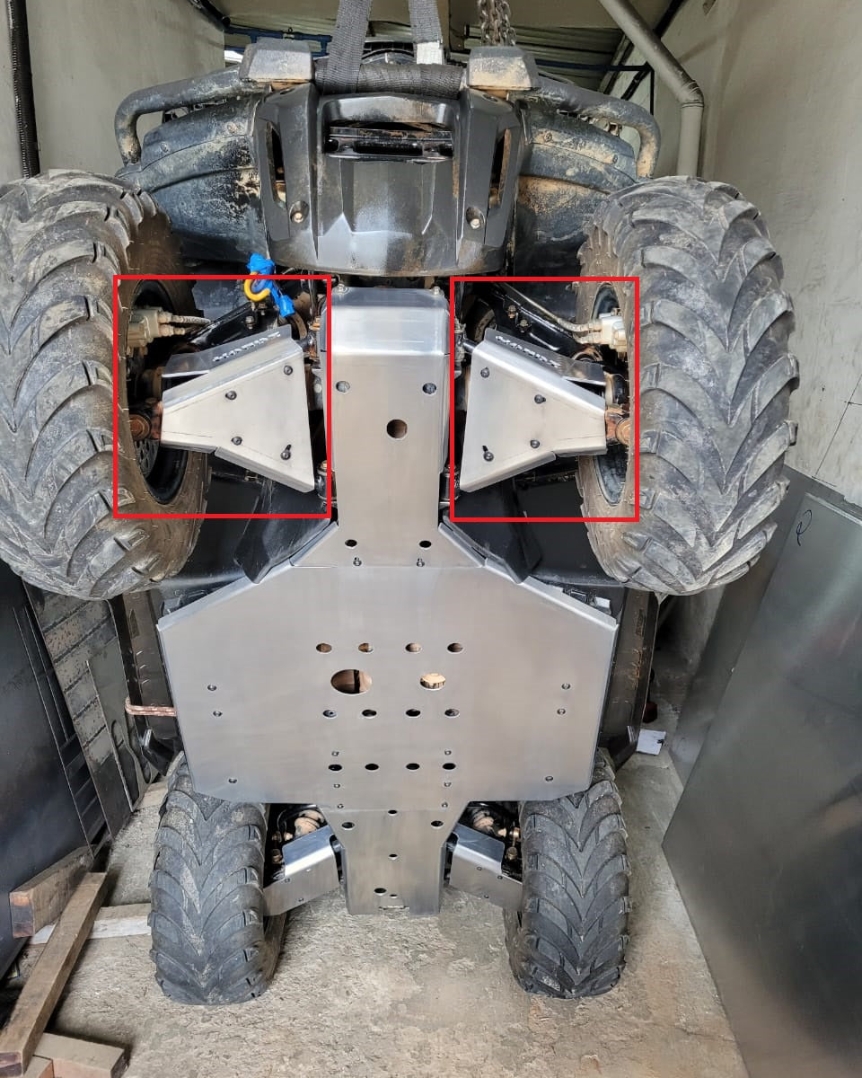 PROTETOR DE BANDEJA DIANTEIRA CFORCE 450/520 (O PAR)