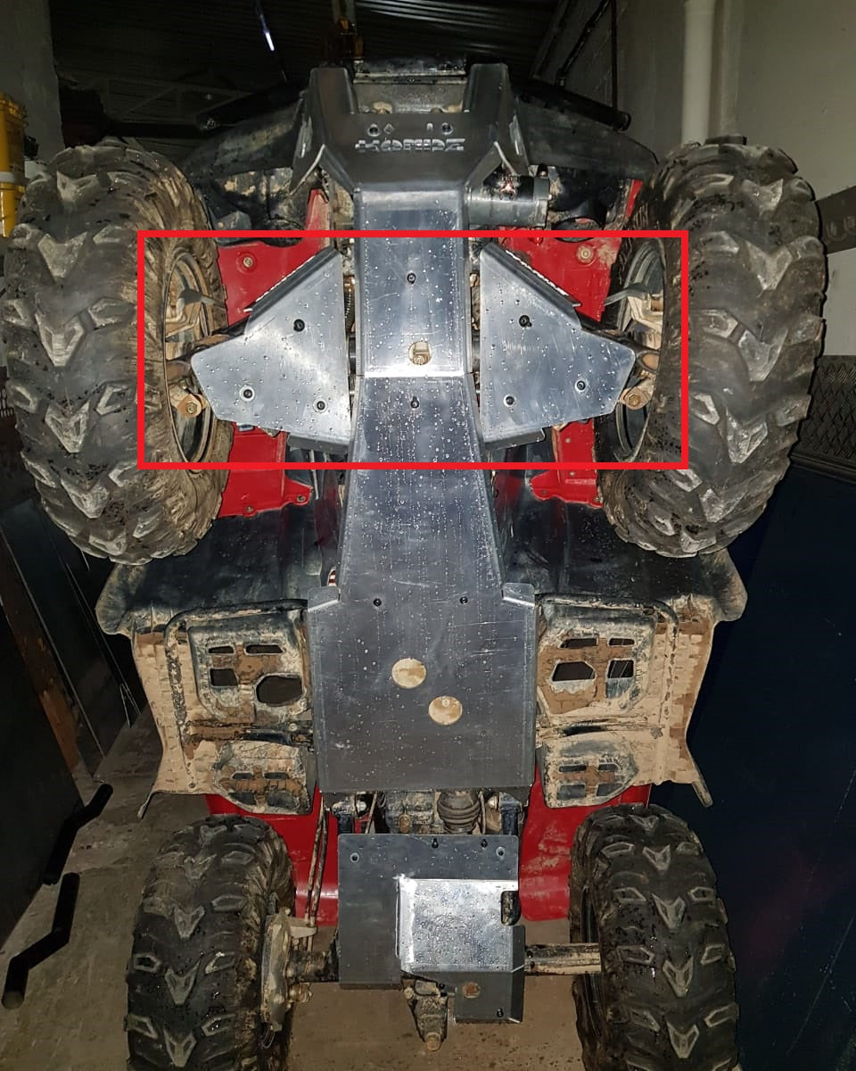 PROTETOR DE BANDEJA DIANTEIRA HONDA TRX 420 2014 EM DIANTE (o par)