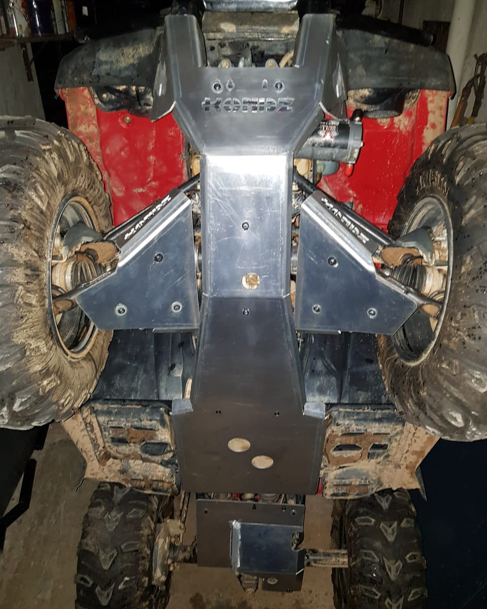 PEÇA CENTRAL DO SKID PLATE HONDA FOUTRAX 420 2014 EM DIANTE