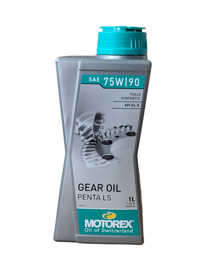 ÓLEO DE DIFERENCIAL MOTOREX GEAR OIL PENTA LS 75W90 SINTÉTICO 1L