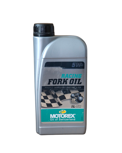ÓLEO DE SUSPENSÃO MOTOREX 5W RACING FORK OIL SINTÉTICO 1L