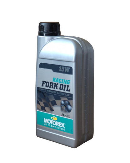 ÓLEO DE SUSPENSÃO MOTOREX 15W RACING FORK OIL SINTÉTICO 1L