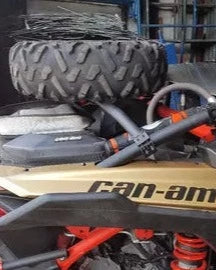 SUPORTE DE ESTEPE MODELO RETO UTV MAVERICK X3