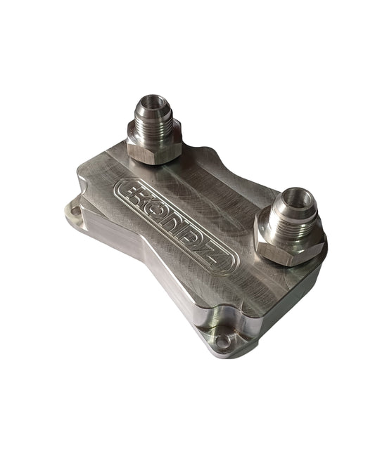 FLANGE DE RADIADOR DE ÓLEO DO CAMBIO UTV MAVERICK R