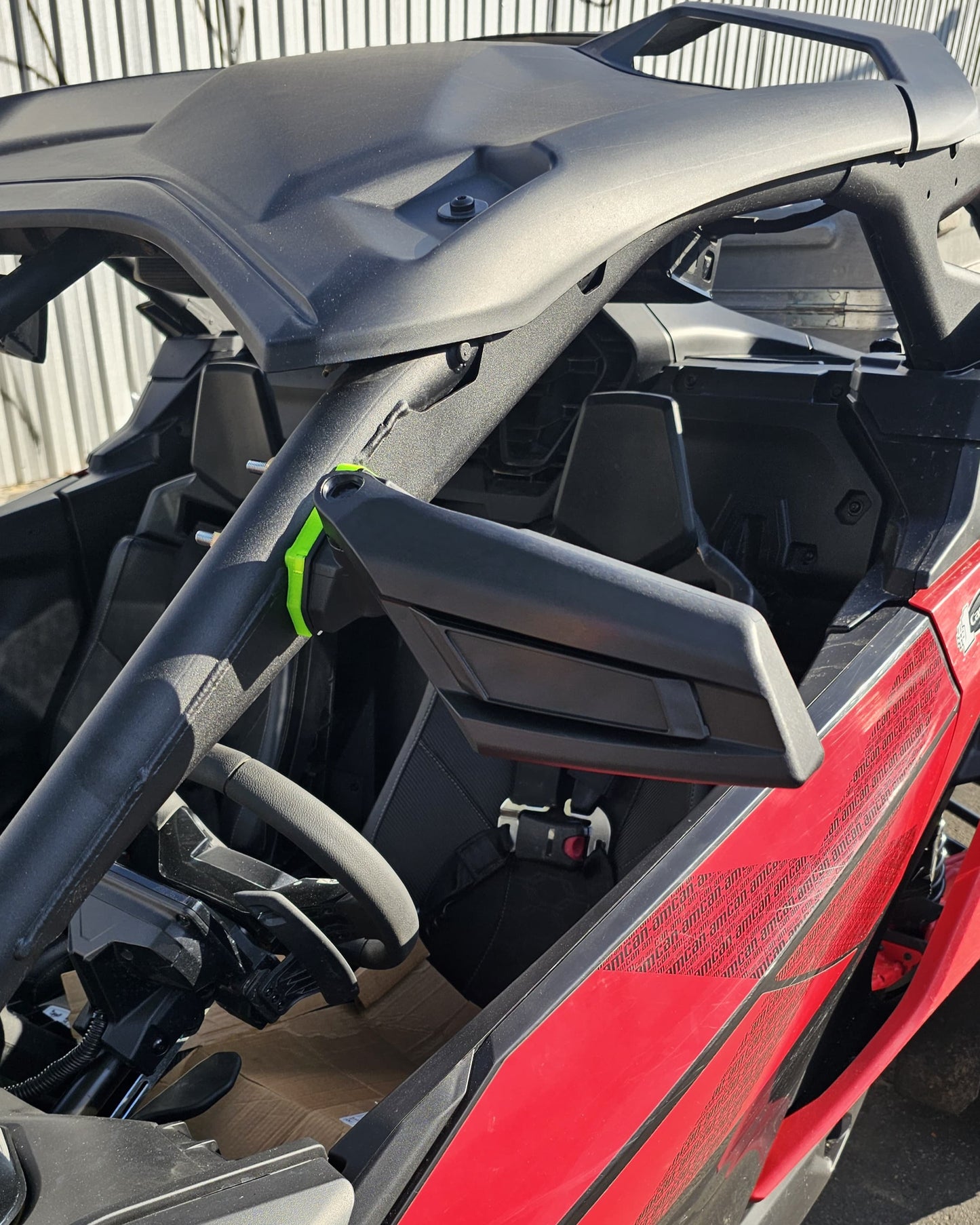 ADAPTADOR DE RETROVISOR MAVERICK X3 PARA GAIOLA DO MAVERICK R (O PAR)