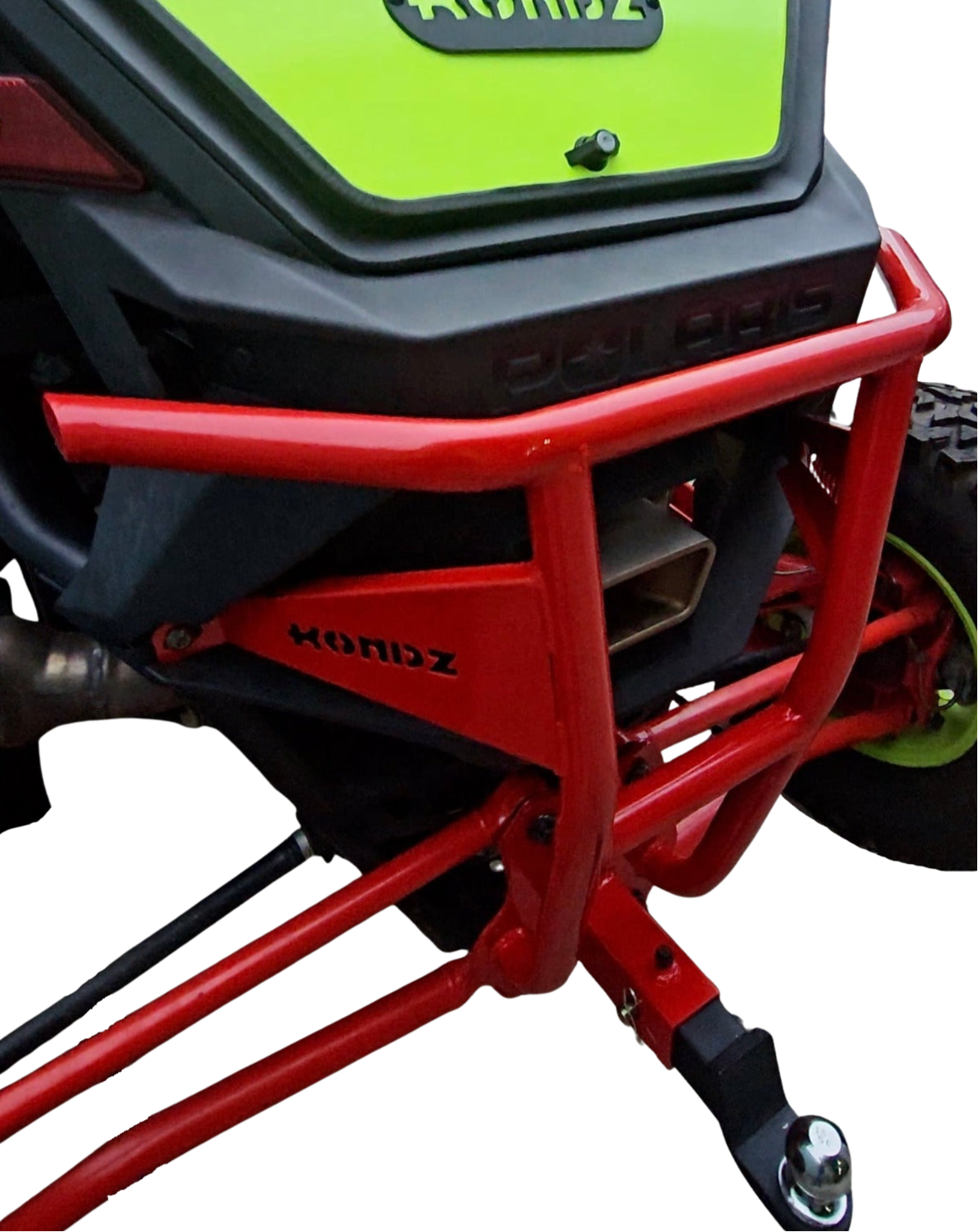 PARA-CHOQUE TRASEIRO POLARIS RZR PRO R COM RECEPTOR DE ENGATE