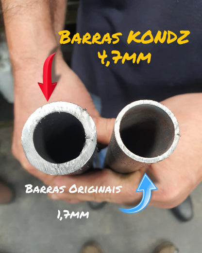 BARRA TRASEIRA REFORÇADA UTV X3 - INFERIOR SEM REGULAGEM - unidade