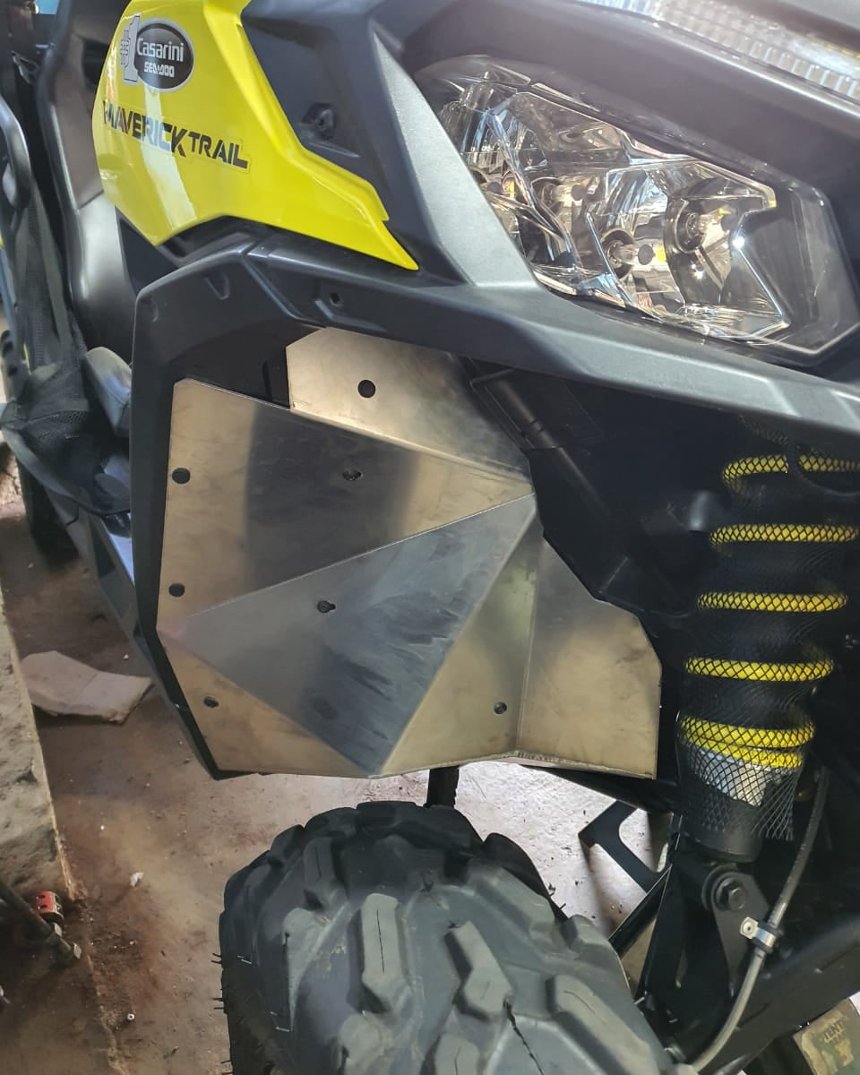 PROTETOR CAIXA DE RODA UTV MAVERICK TRAIL/SPORT (O PAR)