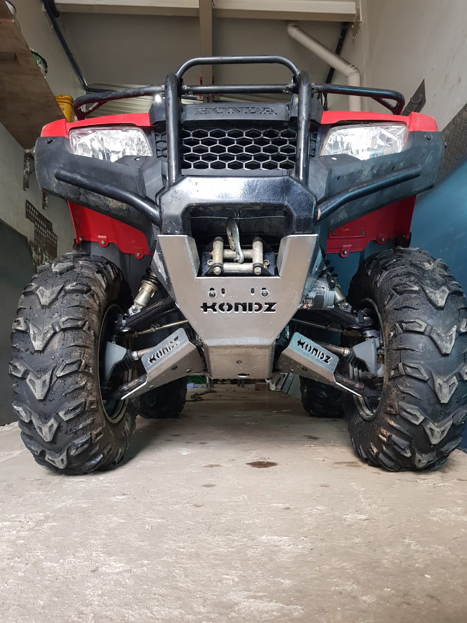 SKID PLATE COMPLETO PARA HONDA FOUTRAX 420 A PARTIR DE 2014